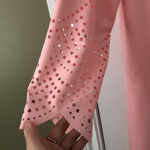 Shein Laser Cut Out Scalloped Hem Dress - Picture 7 of 11